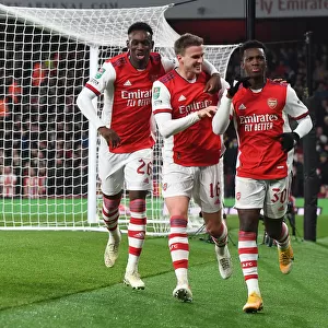 Arsenal's Nketiah Scores Quarterfinal Goal Against Sunderland in Carabao Cup