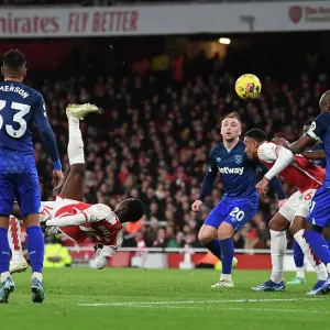 Arsenal's Nketiah Scores Thriller at Emirates: Arsenal FC vs West Ham United (2023-24) Arsenal's Nketiah Scores Thriller at Emirates: Arsenal FC vs West Ham United (2023-24)