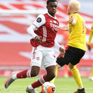 Arsenal's Nketiah vs. Hughes: Intense Face-Off in Arsenal vs. Watford Clash