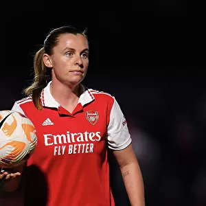 Arsenal's Noelle Maritz Readies for Crucial Throw-In in FA WSL Clash: Arsenal Women vs Leicester City