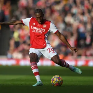 Arsenal's Nuno Tavares Print, Premier League 2021-22 Arsenal's Nuno Tavares Print, Premier League 2021-22