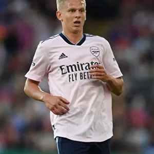 Arsenal's Oleksandr Zinchenko in Action against Crystal Palace in 2022-23 Premier League