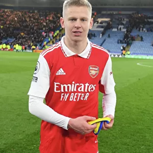 Arsenal's Oleksandr Zinchenko Reacts After Leicester City Clash in 2022-23 Premier League