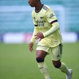 Arsenal's Omari Hutchinson in Action during Hibernian Friendly