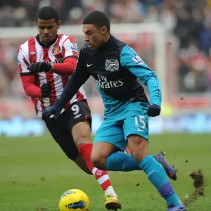 Arsenal's Oxlade-Chamberlain Scores Brace as Gunners Edge Past Sunderland 2-1 (Premier League, 2012) Arsenal's Oxlade-Chamberlain Scores Brace as Gunners Edge Past Sunderland 2-1 (Premier League, 2012)