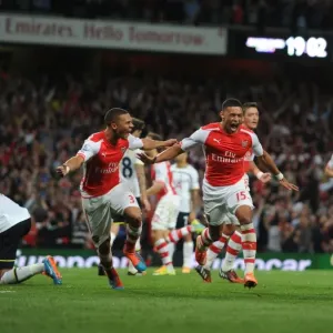 Arsenal's Oxlade-Chamberlain Scores Dramatic Winner Against Tottenham in 2014-15 Premier League Clash