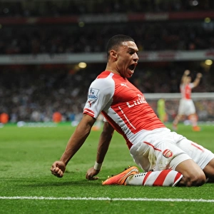 Arsenal's Oxlade-Chamberlain Scores Thriller in Arsenal v Tottenham Rivalry (2014-15)
