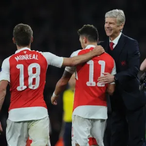 Arsenal's Ozil Scores Stunning Goal Against Bayern Munich in Champions League: Wenger and Monreal Reaction Arsenal's Ozil Scores Stunning Goal Against Bayern Munich in Champions League: Wenger and Monreal Reaction
