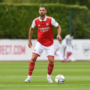 Arsenal's Pablo Mari in Action: Arsenal vs Ipswich Town Pre-Season Match, 2022