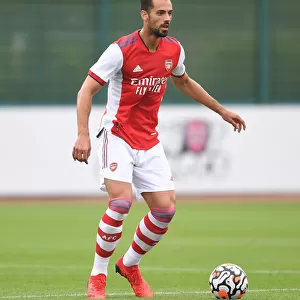 Arsenal's Pablo Mari in Action: Arsenal vs Millwall (2021-22) Pre-Season Friendly