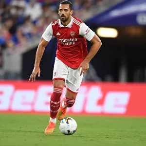 Arsenal's Pablo Mari in Action against Everton during Pre-Season Friendly (2022-23)