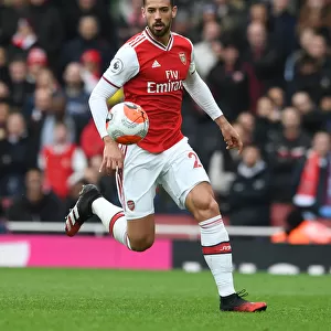 Arsenal's Pablo Mari in Action Against West Ham United - Premier League 2019-2020