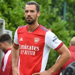 Arsenal's Pablo Mari in Pre-Season Form: Arsenal v Millwall (2021-22) Arsenal's Pablo Mari in Pre-Season Form: Arsenal v Millwall (2021-22)