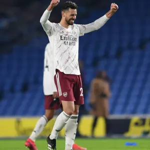 Arsenal's Pablo Mari Reacts After Brighton & Hove Albion Clash (Premier League 2020-21)