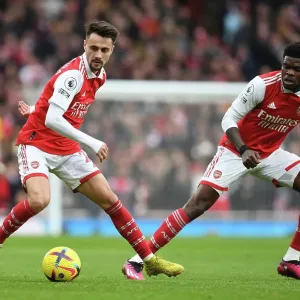 Arsenal's Partey and Vieira in Action: Arsenal FC vs AFC Bournemouth, Premier League 2022-23 Arsenal's Partey and Vieira in Action: Arsenal FC vs AFC Bournemouth, Premier League 2022-23