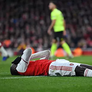Arsenal's Pepe in Action: Arsenal vs Sheffield United, Premier League 2019-2020