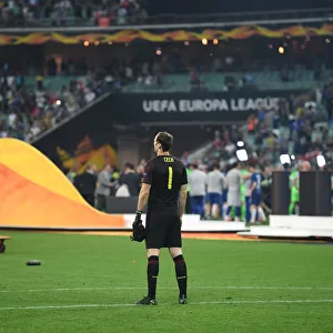 Arsenal's Petr Cech in the Aftermath of the Europa League Final Against Chelsea in Baku