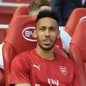 Arsenal's Pierre-Emerick Aubameyang Ready for Action Against West Ham United Arsenal's Pierre-Emerick Aubameyang Ready for Action Against West Ham United
