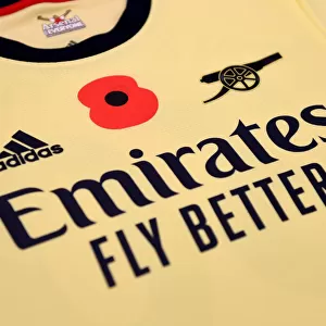 Arsenal's Poppy Shirts in Leicester Away Changing Room - Leicester City vs Arsenal, Premier League 2021-22