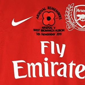 Arsenal's Poppy Shirts: Remembering the Heroes (Arsenal v West Bromwich Albion, 2011-12)