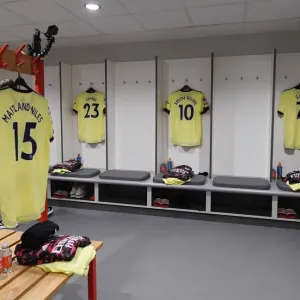 Arsenal's Pre-Match Huddle: Liverpool vs Arsenal, Premier League 2021-22