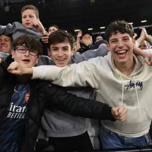 Arsenal's Premier League Glory: Euphoric Fans Celebrate Victory over West Ham United