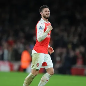 Arsenal's Premier League Triumph: Olivier Giroud's Emotional Victory Celebration vs. Manchester City (2015-16) Arsenal's Premier League Triumph: Olivier Giroud's Emotional Victory Celebration vs. Manchester City (2015-16)