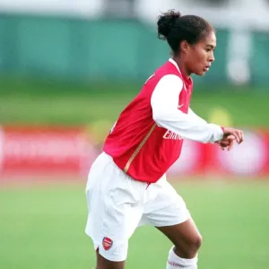 Arsenal's Rachel Yankey Scores in Quarter Final Win over Breidablik in UEFA Cup Arsenal's Rachel Yankey Scores in Quarter Final Win over Breidablik in UEFA Cup