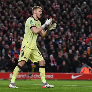 Arsenal's Ramsdale Faces Off Against Liverpool in Carabao Cup Semi-Final Showdown