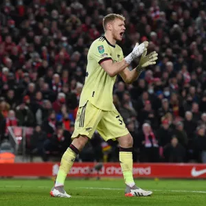 Arsenal's Ramsdale Faces Off Against Liverpool in Carabao Cup Semi-Final Showdown