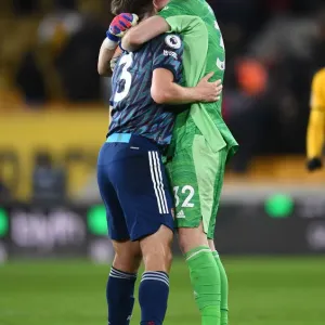 Arsenal's Ramsdale and Tierney Reunite After Wolverhampton Clash - Premier League 2021-22