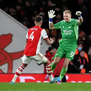 Arsenal's Ramsdale and White: Jubilant in Victory over Wolverhampton Wanderers