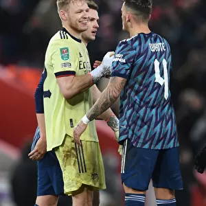 Arsenal's Ramsdale and White Reflect after Carabao Cup Semi-Final First Leg vs Liverpool