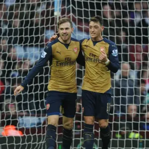 Season 2015-16 Prints: Aston Villa v Arsenal 2015-16