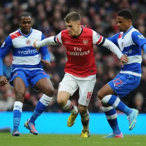 Arsenal's Ramsey Scores Past Reading's McCleary and Akpan (2012-13)