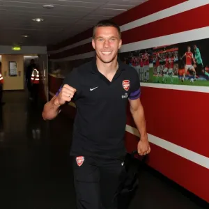 Arsenal's Ready-to-Go Striker: Lukas Podolski Gears Up Against Sunderland (2012-13) Arsenal's Ready-to-Go Striker: Lukas Podolski Gears Up Against Sunderland (2012-13)