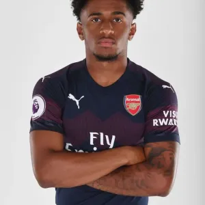 Arsenal's Reiss Nelson at 2018/19 First Team Photo Call