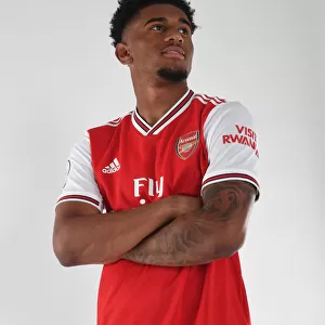 Arsenal's Reiss Nelson at 2019-2020 Pre-Season Photoshoot