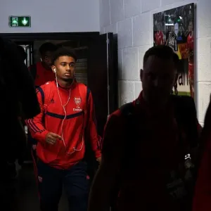 Arsenal's Reiss Nelson Prepares for Angers Friendly