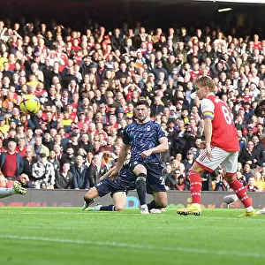 Arsenal's Reiss Nelson Scores Second Goal Against Nottingham Forest in 2022-23 Premier League