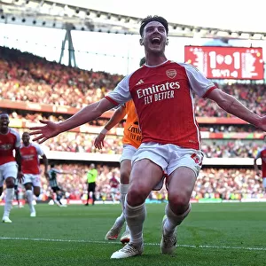 Arsenal's Rice Scores Second: Arsenal FC 2-Manchester United (2023-24)