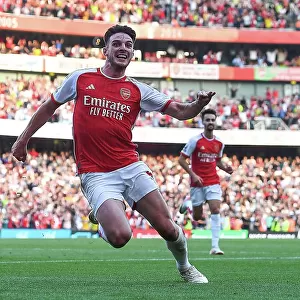 Arsenal's Rice Scores Second: Arsenal FC vs Manchester United, Premier League 2023-24