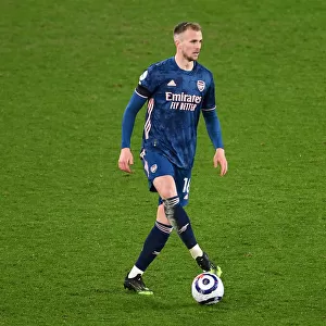 Arsenal's Rob Holding in Action at Sheffield United: Premier League Clash 2020-21