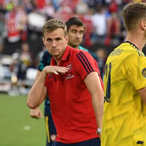 Arsenal's Rob Holding: Post-Match Reflection at 2019 International Champions Cup in Charlotte