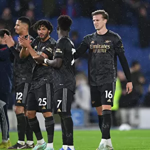 Arsenal's Rob Holding Reacts After Brighton Clash - Premier League 2022-23