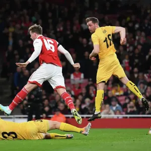 Arsenal's Rob Holding Scores Second Goal Against FK Bodo/Glimt in Europa League Match