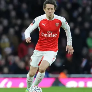 Arsenal's Rosicky in FA Cup Action: Arsenal vs Burnley (2016)