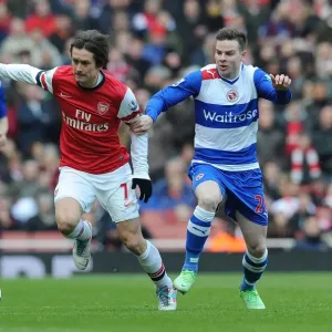 Arsenal's Rosicky Outwits Guthrie: A Premier League Battle (2013)