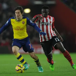 Arsenal's Rosicky Outwits Wanyama: A Premier League Masterclass (Southampton vs Arsenal 2014-15)