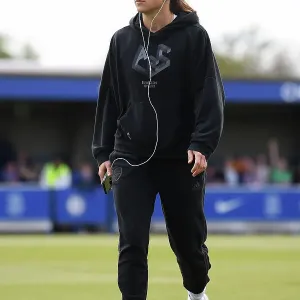 Arsenal's Sabrina D'Angelo Scouts Chelsea's Kingsmeadow Pitch Ahead of FA Women's Super League Clash Arsenal's Sabrina D'Angelo Scouts Chelsea's Kingsmeadow Pitch Ahead of FA Women's Super League Clash